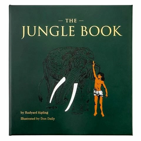 Graphic Image - Jungle Green Leather Book 3 Graphic Image - Jungle Green Leather Book