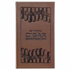 Graphic Image - The Cigar Companion Brown Leather Book
