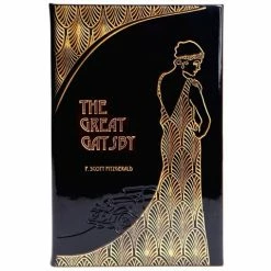 Graphic Image - The Great Gatsby Black Leather Book
