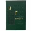 Graphic Image - Huckleberry Finn Green Leather Book