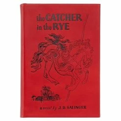 Graphic Image - Catcher In The Rye Red Leather Book