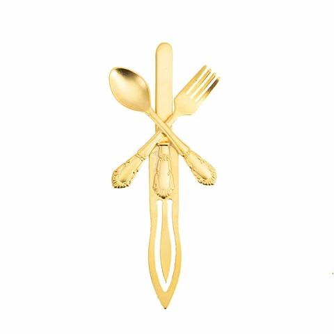 Peter's - Gold Cutlery Book Mark 3 Peter's - Gold Cutlery Book Mark