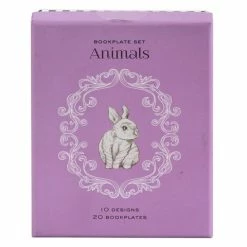 Kids Book Book - Bookplate Set Animals 20pce