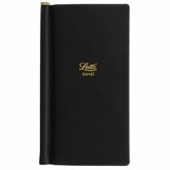 Letts - Legacy Slim Pocket Travel Journal Black