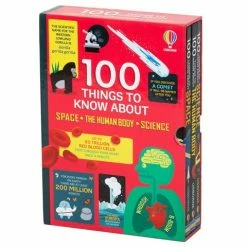 Kids Book Book - 100 Things To Know About Slipcase Book Set 3pce